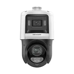 IP PTZ-відеокамера 4Mp+4Mp Hikvision DS-2SE4C425MWG-E/14(F0) TandemVu f=2.8mm+5-125mm, ІЧ+LED-підсвічування, з мікрофоном (99-10024814)