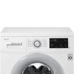 Пральна машина LG з фронтальним завантаженням F2J3HN1W, 7кг, 1200, A+++, глибина 44см, Дисплей, Інвертор, Білий (F2J3HN1W) - мініатюра 3