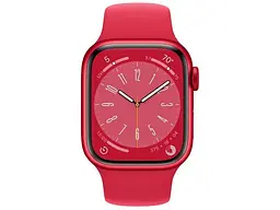 Смарт-годинник Apple Watch Series 8 GPS + Cellular 41mm PRODUCT RED Aluminum Case w. PRODUCT RED S. Band - S/M (MNV13) - мініатюра 2