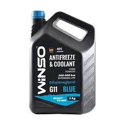 Антифриз Winso Antifreeze & Coolant Blue -40°C голубий G11, 5 кг (880970) - мініатюра 2