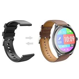 Смарт-годинник Hoco Y22 Amoled 36mm, 200 mAh, IP67 Black (6942007628983) - мініатюра 5