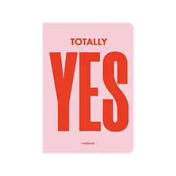 Блокнот "Totally YES" рожевий