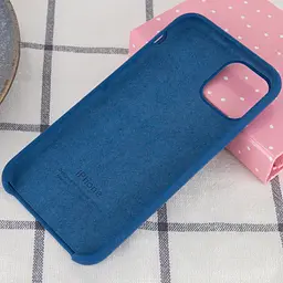 Чохол Silicone Case AA для Apple iPhone 11 Pro 5.8" Синій / Blue Cobalt - мініатюра 3