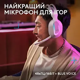 Ігрова гарнітура Logitech G522 Lightspeed Wireless Gaming Headset White (981-001550) - мініатюра 6