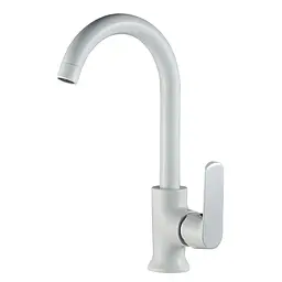 Змішувач для кухні Globus Lux Laguna GLA-0203SL-7-white Білий - мініатюра 2