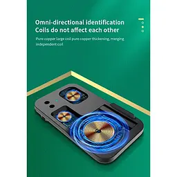 Зарядка Qi 4in1 Wireless Charger JYD-WC132 5-15W Watch/AirPods/Pencil/Phone чорна - мініатюра 5