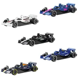 Набір базових машинок Hot Wheels Формула-1 5 шт. (JLN11)