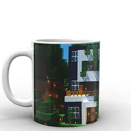 Кухоль GeekLand Minecraft Майнкрафт дом MC.02.025.522 330 мл білий - мініатюра 3