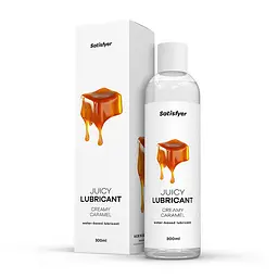 Лубрикант на водній основі Satisfyer Juicy Lubricant Creamy Caramel, 300 мл - мініатюра 1