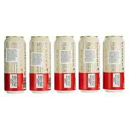 Уцінка. Набір: пиво Budweiser Budvar Original (5 шт. х 0.5 л = 2.5 л) + кухоль 0.3 л  - мініатюра 4