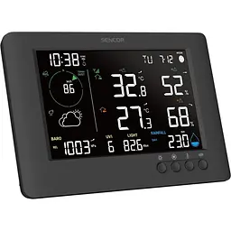 Метеостанція Sencor чорна (SWS10500WIFI) - мініатюра 2