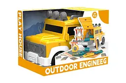 Набір інструментів BX19 у коробці у формі машинки р.28,5x18x21 см. YG Toys - мініатюра 2