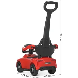 Каталка-толокар Bambi Racer M 4579-3 музичний червоний - мініатюра 4