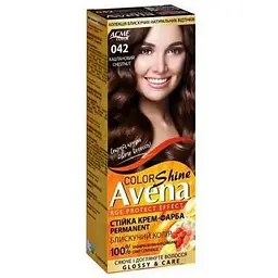 Крем-фарба AVENA Shine Color 042 Каштановий