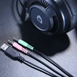 Ігрова гарнітура DAREU EH416 Black (HS-EH416-BK) - мініатюра 4