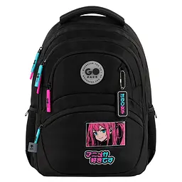 Рюкзак GoPack Education 175M-2 Anime girl Чорний (GO26-175M-2) - мініатюра 3