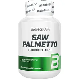 Экстракт плодов пальмы сереноа BiotechUSA Saw Palmetto 60 капсул