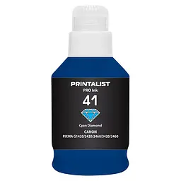 Чорнило PRINTALIST GI-41 для Canon Pixma G2420/3420 190г Cyan водорозчинне (PL41C) - мініатюра 6