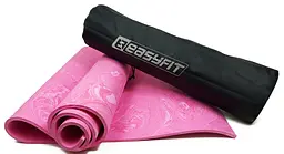 Килимок для йоги та фітнеса EasyFit PER Premium Mat 8 мм + Чохол рожевий - мініатюра 1