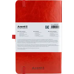 Книга записна Axent Partner Lux A5- в клітинку 96 аркушів червона (8202-06-A) - мініатюра 3