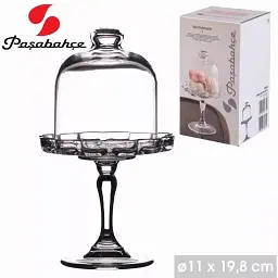 Тортівниця на ніжці Pasabahce Patisserie 19 см (96457) - мініатюра 3