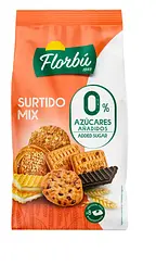 Печиво та вафлі мікс Florbu Surtido Mix без цукру 270 г (8411414014651)