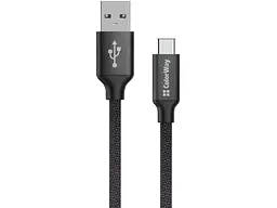 Кабель ColorWay USB - Type-C 2.1А 1м Black (CW-CBUC003-BK)