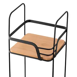 Полиця Ardesto Minimalism 2-ярусна чорна 16 х 15.5 х 40 см (ARHK4502BB) - мініатюра 2