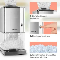 Подрібнювач для льоду OneConcept Ice Crusher сірий (10028440) - мініатюра 3