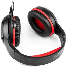 Гарнітура REAL-EL GDX-7590 Чорний/Червоний - мініатюра 3