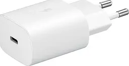 Зарядний пристрій Samsung 25W PD Adapter USB-C with cable Type-C to Type-C White - мініатюра 2