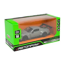 Іграшка Машина металева АВТОПРОМ Ford Mustang GT3 10028 Сірий   (2000999919206)