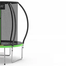 Батут із внутрішньою сіткою 4FIZJO Premium 6FT 183 см 4FJ0602 Black/Green (P-5907739319234) - мініатюра 4