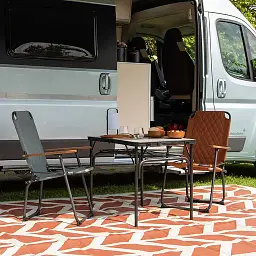 Стіл Bo-Camp Northgate 90x60 см сірий/чорний (DAS303262) - мініатюра 10
