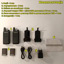 Комплект з двох рацій Baofeng BF-R5 - мініатюра 2