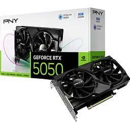 Відеокарта PNY GeForce RTX 5050 8GB Dual Fan (VCG50508DFXPB1) EU [175222]