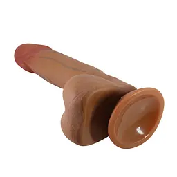 Фалоімітатор Baile RealDeal 8.5", 21.8 см (коричневий) - мініатюра 4