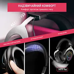 Навушники Fifine RGB чорні (H3) - мініатюра 15