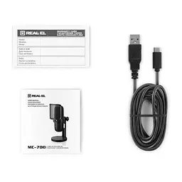 Мікрофон REAL-EL MC-700 Black (EL124300006) - мініатюра 6