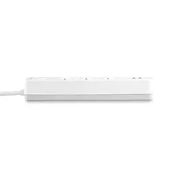 Мережевий подовжувач VIDEX ONCORD з/з 3п 3м (3x1.5мм) 2.4А 2USB+USB-C з кнопкою White VIDEX (27693-000) - мініатюра 6