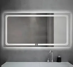 Дзеркало Dusel DE-M3001 70x90 см, Білий - мініатюра 3