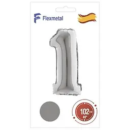 Кулька ЦИФРА 1 3207-2683 Сріблястий shop (4823094502948)