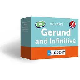 Настільна гра English Student Картки для вивчення англійських слів English Student Gerund and Infinitive vol.2 (укр.) (591225994)
