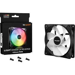 Вентилятор Be quiet! Light Wings LX 120mm PWM Reverse Black (BL132) - мініатюра 4