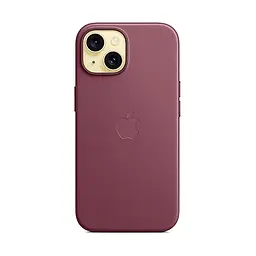 Чехол для Apple iPhone 15 Plus, FineWoven Case with MagSafe, бордовый, защитная накладка из материала FineWoven, противоударный, для iPhone, защита всего корпуса, поддержка беспроводной зарядки и MagSafe, (ARM71979) - мініатюра 7