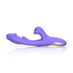 Вібратор-кролик із вагінальним відростком Good Vibes Only - Tess Rabbit Vibrator with G-Spot Stimulator - мініатюра 3