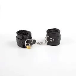 Наручники - Black Bondage Handcuffs - мініатюра 3