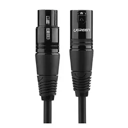 Аудіокабель подовжувач мікрофонний Ugreen AV130 Cannon Male to Female Microphone Extension 20708 - мініатюра 3