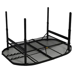 Стіл Bo-Camp Northgate Oval 120x80 cm Black/Grey (1404187) - мініатюра 2