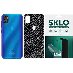 Захисна плівка SKLO Back (тил) Snake для ZTE Blade A3 (2019) Чорний